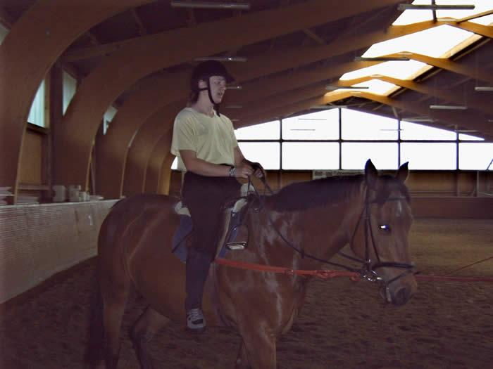 In der Reithalle in Potzlow